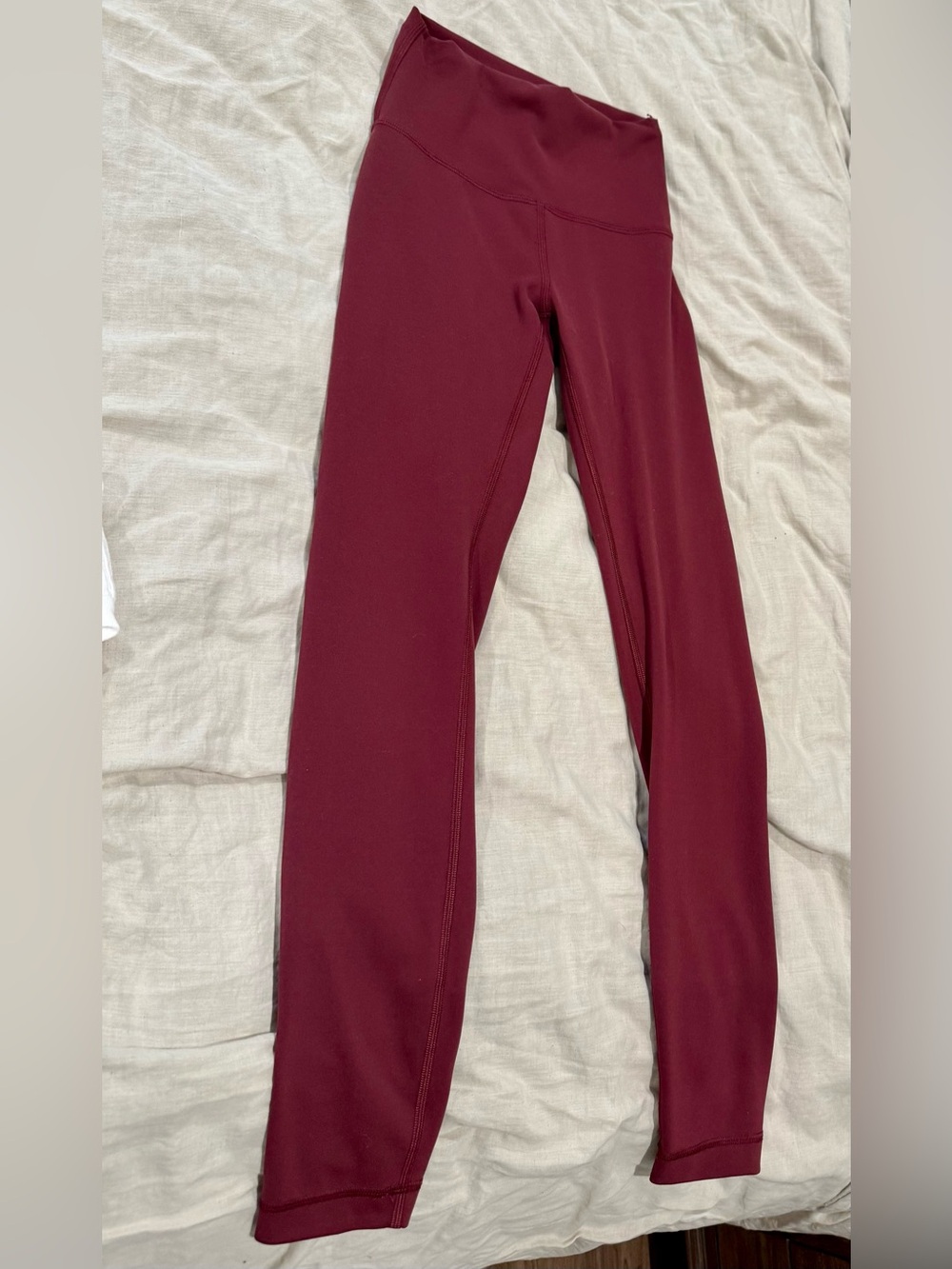 Lululemon Wunder Train 25” sz 2 Women's High-Rise Performance Leggings - Wine - Picture 8 of 8
